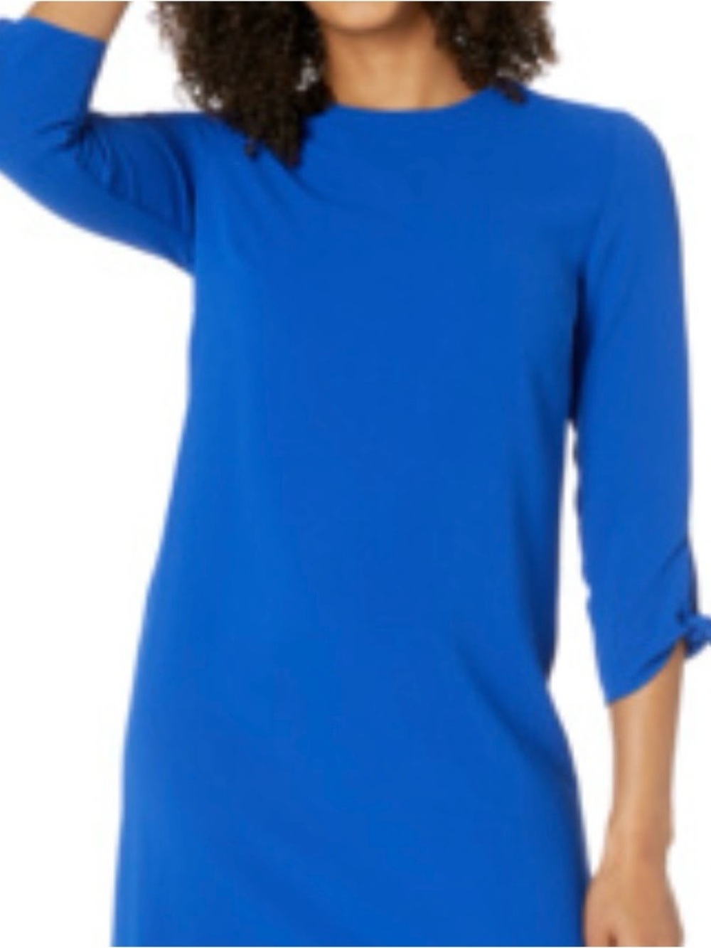 Royal Blue Crewneck Shift Tunic